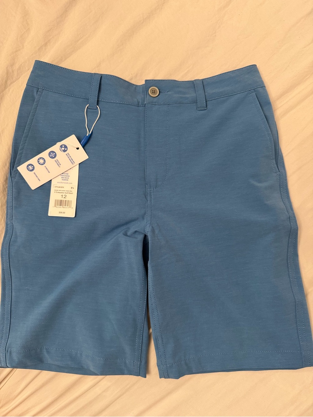 Southern Tide boy’s Light Blue Flat Front Shorts